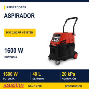 ASPIRADOR DE SÓLIDOS Y LÍQUIDOS BVAC 2240 AIR V-SYSTEM