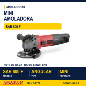 Mini Amoladora Angular SAB 800 F