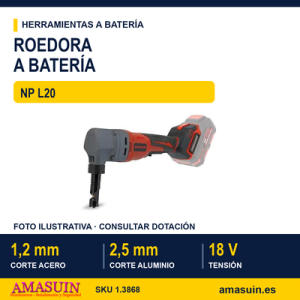 ROEDORA BRUSHLESS A BATERÍA NP L20