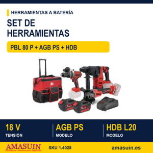Set 18 V PBL 80 P + AGB PS + HDB L20 COMPACT L2024