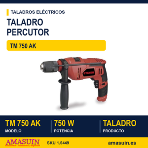 TALADRO PERCUTOR TM 750 AK