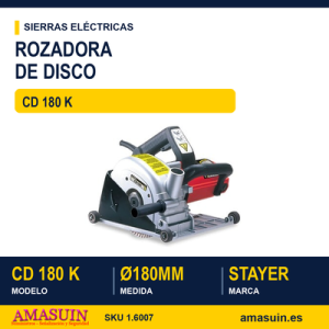 ROZADORA DE DISCO DE DIAMANTE ø180 mm CD 180 K