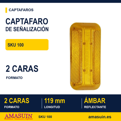 Captafaro 2 Caras Ámbar. 1 Captafaro 2 Caras Ámbar.