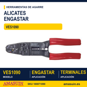 Alicates Pelar y Engastar Terminales VES1090