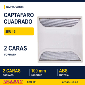 Captafaro Cuadrado Blanco 2 Caras.