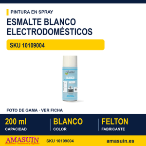 Esmalte Blanco Especial Electrodomésticos Spray 200ml.