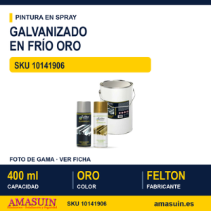 Galvanizado en Frio Oro Spray 400ml.