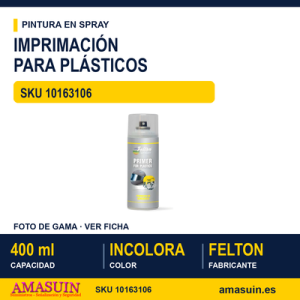 Imprimación Plásticos Spray 400ml.