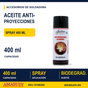 Aceite Antiproyecciones Soldadura Spray 400ml