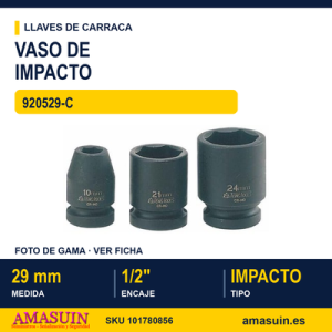 VASO DE IMPACTO 12" 920529-C 29MM