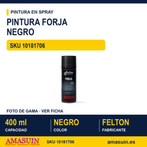 Pintura Forja Negro Spray 400ml.