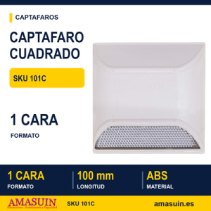 Captafaro Cuadrado Blanco 1 Cara.
