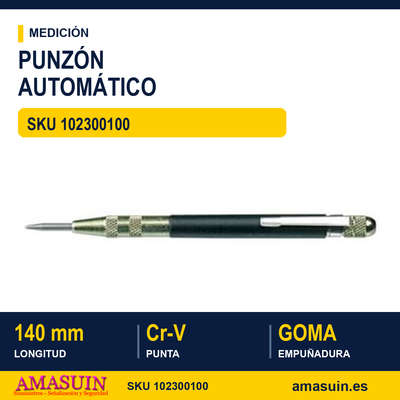 PUNZÓN con MARCADOR AUTOMATICO 140 mm 1 PUNZÓN con MARCADOR AUTOMATICO 140 mm