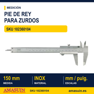 PIE DE REY P/ZURDOS 150MM Para zurdos