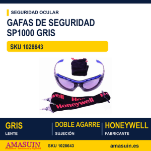 Gafas Seguridad SP1000 Gris Doble Agarre.