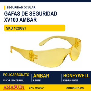 Gafas Seguridad XV100 Ámbar.