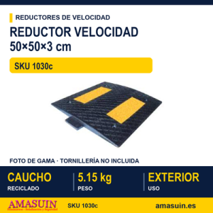 Reductor de Velocidad 50x50x3cm.