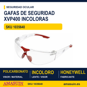 Gafas Seguridad XVP400 Incolora.