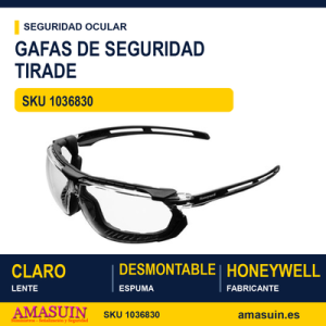 Gafas Seguridad Tirade Herméticas e Impermeables.