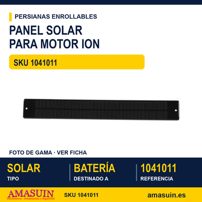 Panel solar para motor Ion - PANEL SOLAR PARA MOTOR ION 35 1 Panel solar para motor Ion - PANEL SOLAR PARA MOTOR ION 35