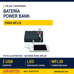 Batería Power Bank para Proyector WFL30