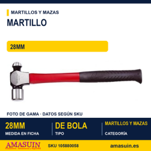 Martillo de Bola 28mm - 550g