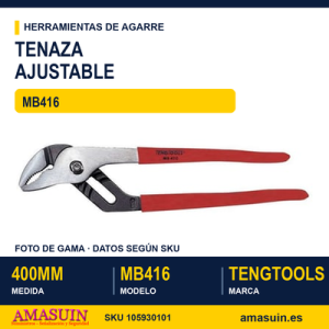 Tenaza de Apertura Múltiple de Cremallera MB416 400MM