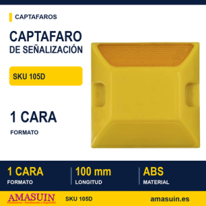Captafaro Amarillo 1 Cara Ámbar.
