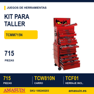 KIT PARA TALLER TCMM715N 715 PZAS TCMM715N