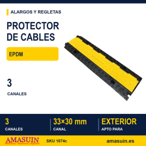 Reductor Protector Cables 990x300x50mm. 3 Canales.
