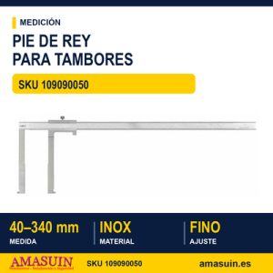 PIE REY PARA TAMBORES de FRENO 40-340 mm