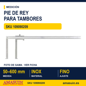 PIE REY PARA TAMBORES de FRENO 50-600 mm