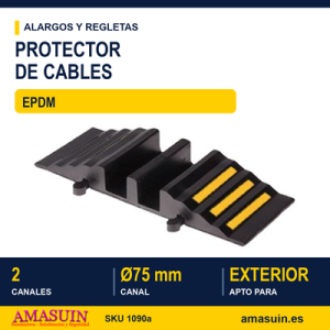 Protector Pasa Cables 840x310x95mm Carga Pesada