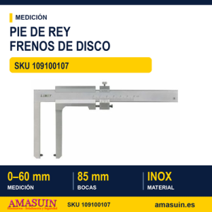 Pie de Rey para Frenos de Disco 0-60 mm