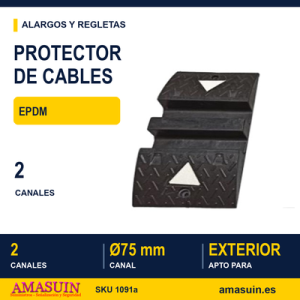 Protector Pasa Cables 600x300x90mm. Carga Pesada.