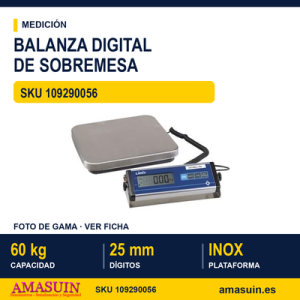 Balanza Digital de Sobremesa 60 kg