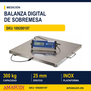 Balanza Digital de Sobremesa 300 kg