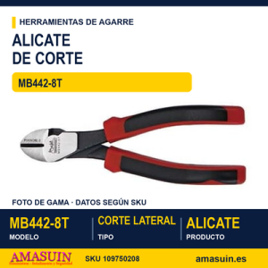 Alicate de Corte Lateral MB442-8T