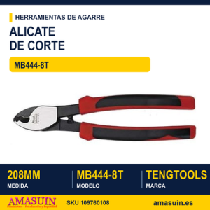 ALICATE CORTA ALAMBRE MB444-8T - 208MM