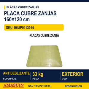 Placa Cubre Zanjas 160x120cm