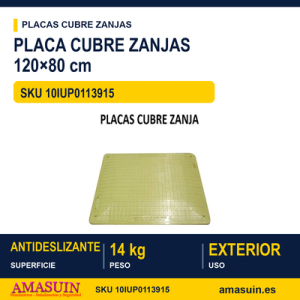 Placa Cubre Zanjas 120x80cm