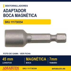 Adaptador de Tornillos Magnético NS45507M - 7MM