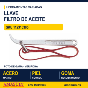 Llave Filtro de Aceite 9123 - 160mm