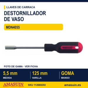 Destornillador de Vaso Hexagonal MDN4055 - 5,5MM