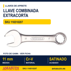 Llave Combinada Extracorta 6005M11 - 11MM