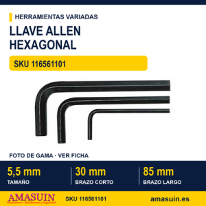 Llave Allen Hexagonal 3105055 - 5,5 mm