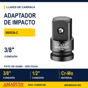 Adaptador de impacto 3/8" a 1/2" 980036-C
