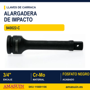 Alargadera de impacto 3/4" 940022-C
