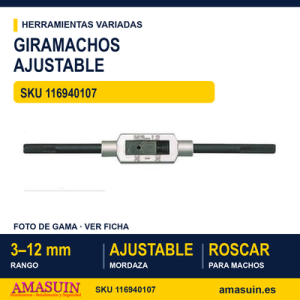 GIRAMACHOS AJUSTABLE TAP-HNDL 3-12
