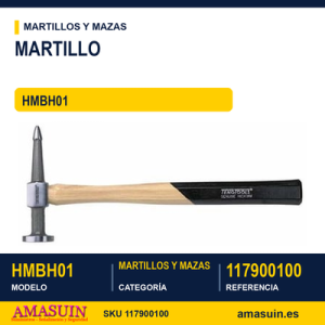 Martillo de Punta Redonda + Punta Plana HMBH01